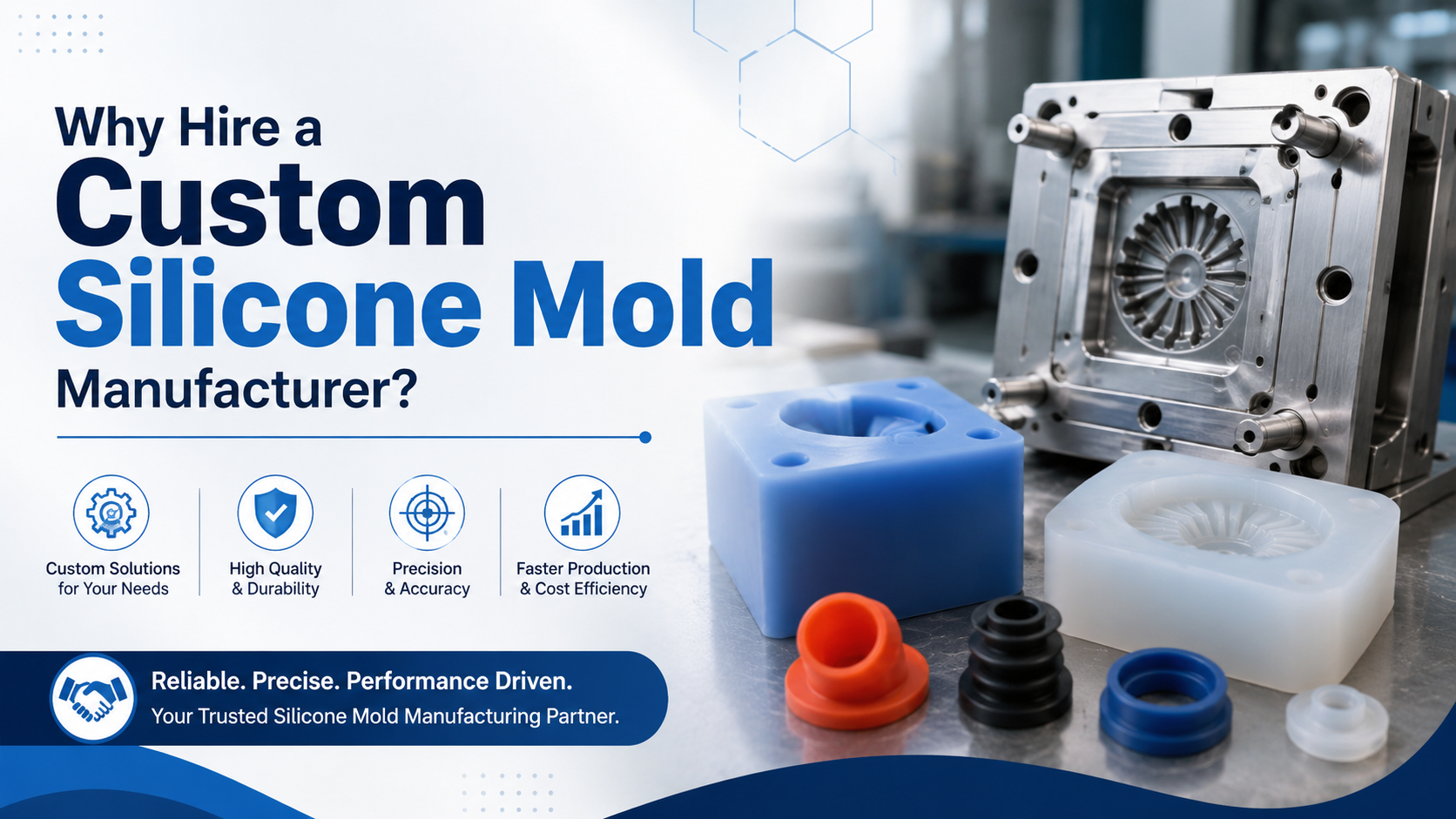 Why Hire a Custom Silicone Mold Manufacturer? – Rubber Molded Products