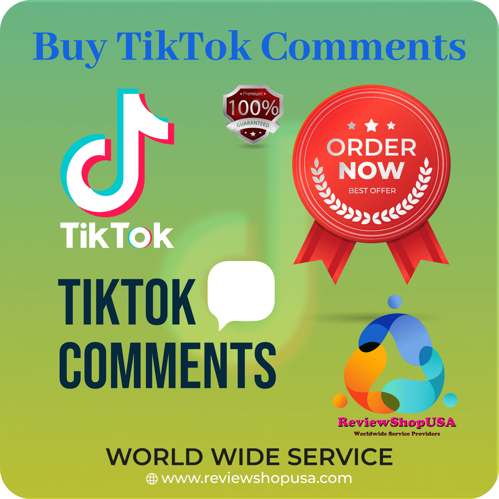 Buy TikTok Comments - 100% Real & Instant Delivery