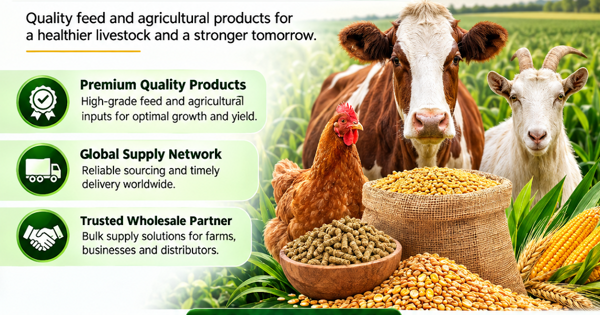 Feed and Agriculture Wholesale Supplier for Reliable Global Supply