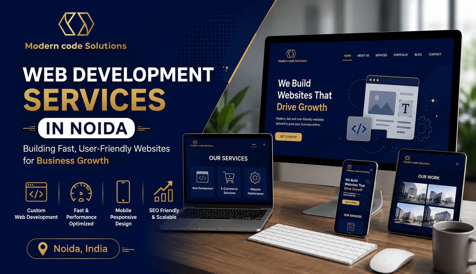 Web Development Services in Noida | Modern Code Solutions