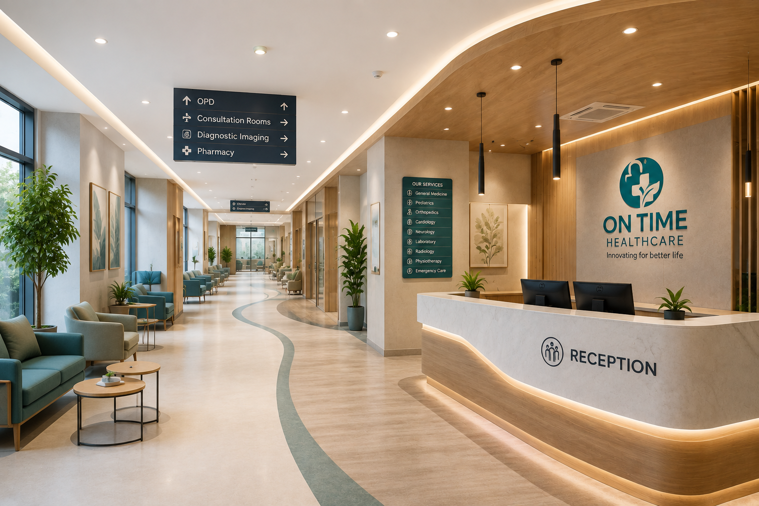Modern Hospital Interior Designs For A Welcoming Environment