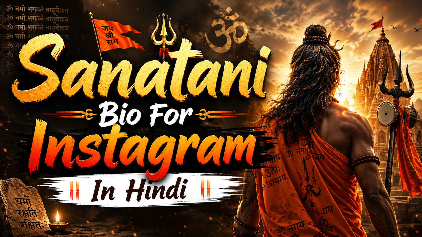 150 Sanatani Bio For Instagram In Hindi - GGBioGoals.com