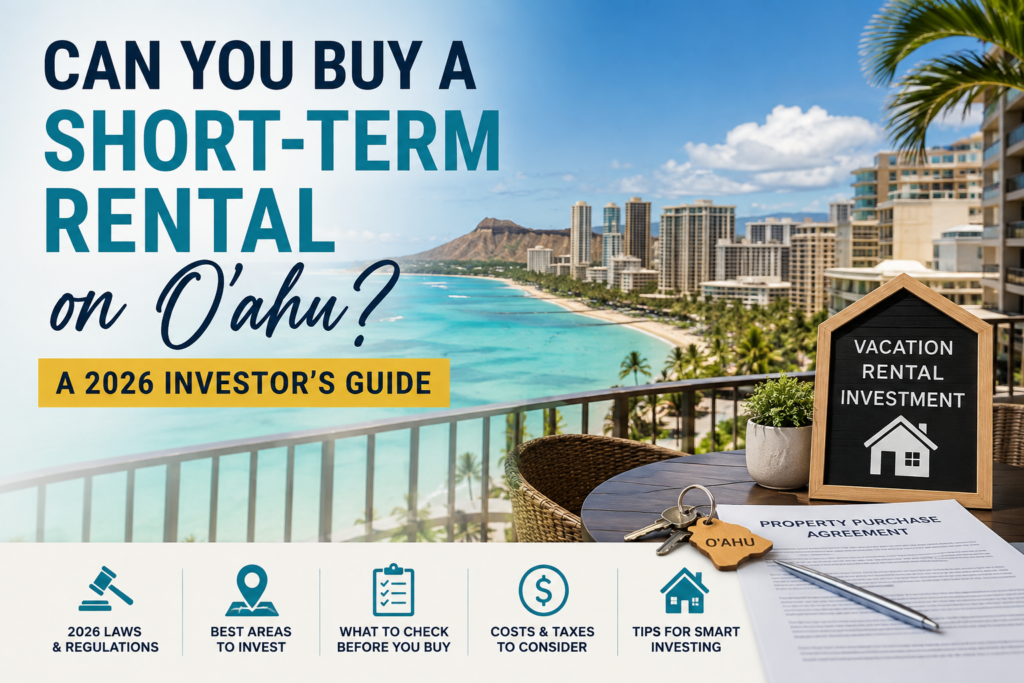 Buying a Short-Term Rental Property on O'ahu: 2026 Guide