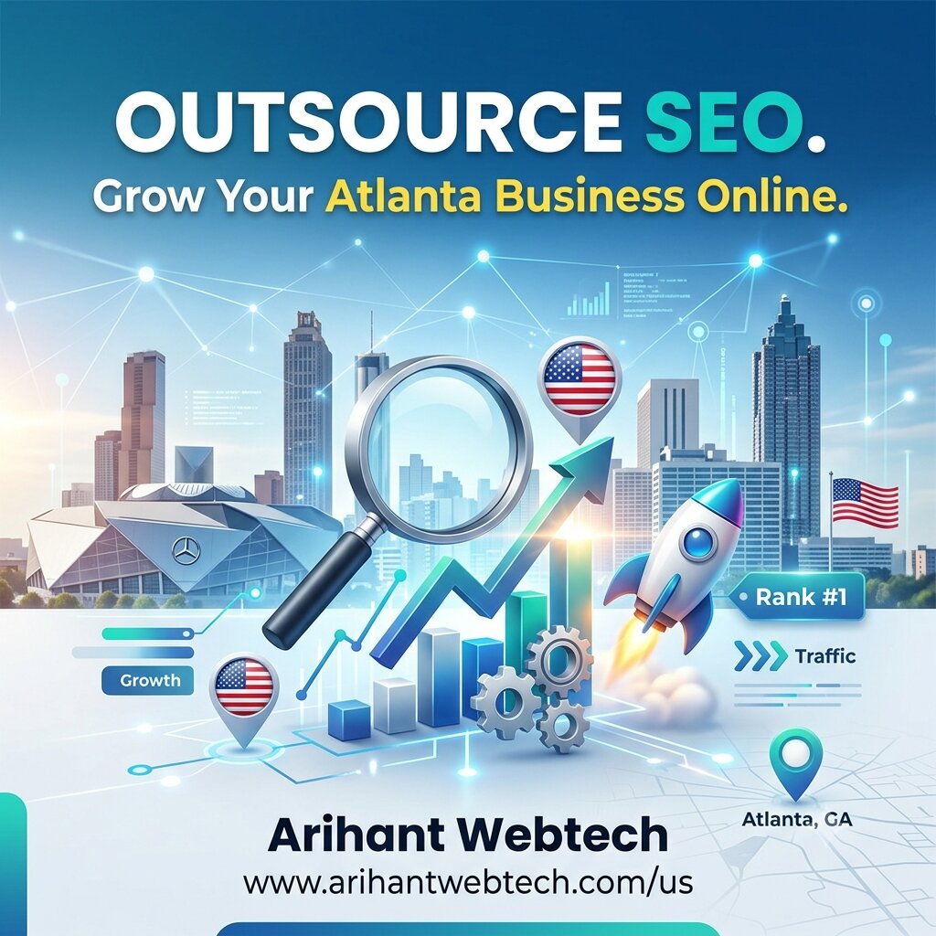 Outsource SEO. Grow Your Atlanta Business Online Arihant Webtech - Gifyu
