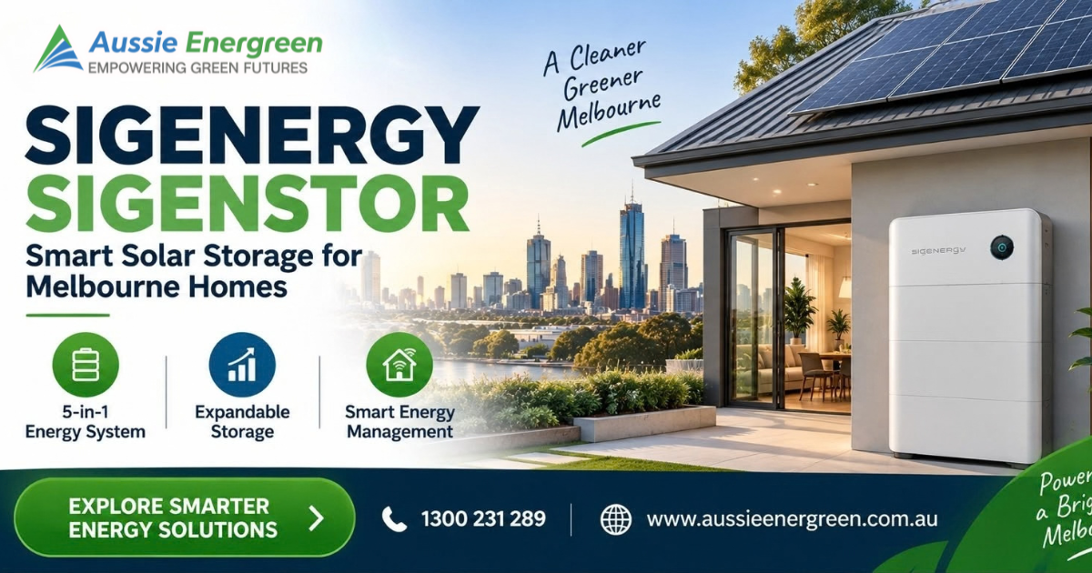 Sigenergy SigenStor Battery: Smart Solar Storage for Melbourne