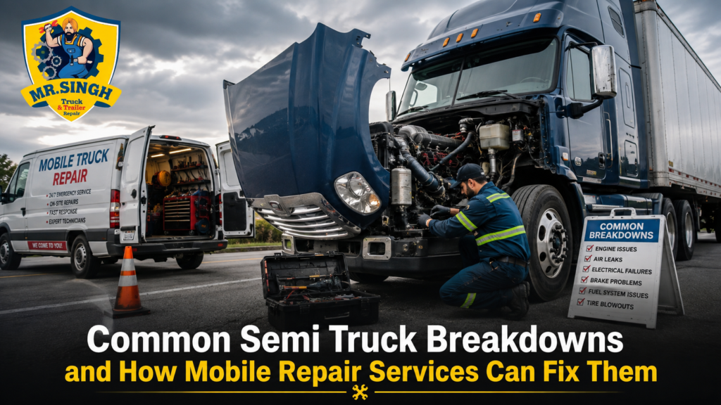 Semi Truck Repair Edmonton - Common Breakdown Fixes