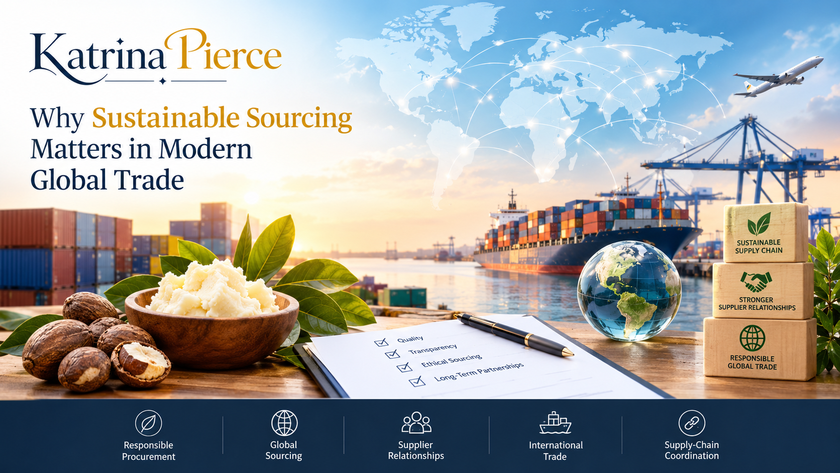 Katrina Pierce Sustainable Sourcing: Why It Matters in Global Trade