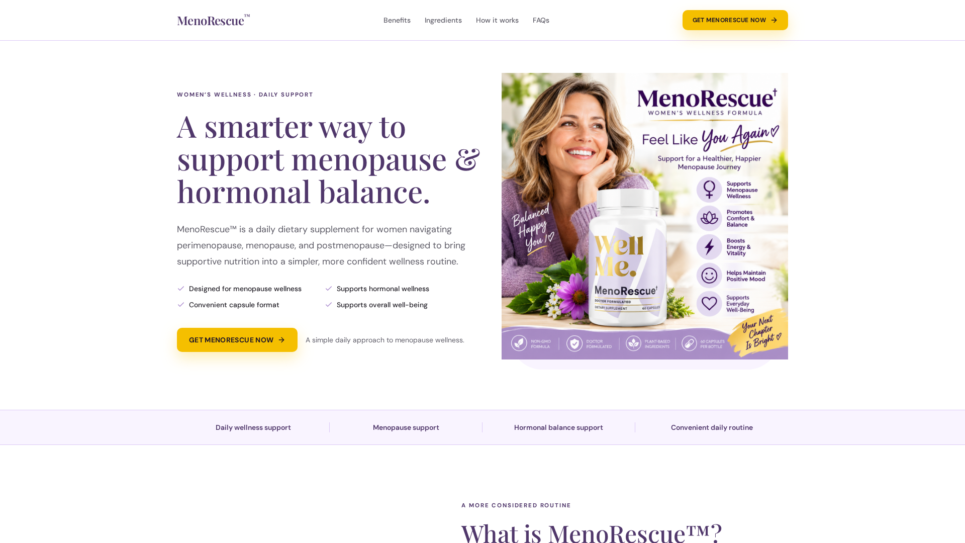 MenoRescue Reviews 2026: Menopause Support