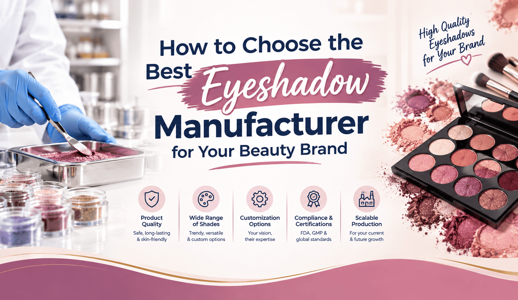 How to Choose the Best Eyeshadow Manufacturer