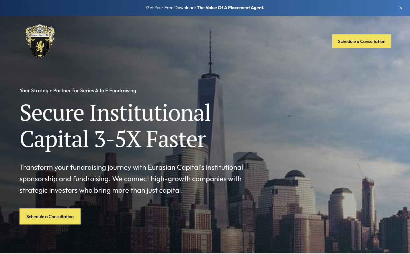 Eurasian Capital – Fundraising, Corporate Sponsorship & Investor  Relations NYC
