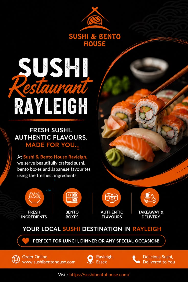 Pin on Sushi & Bento House