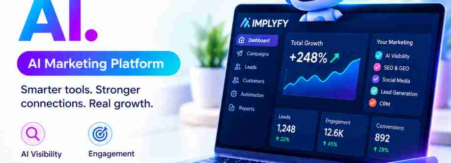 Aimplyfy AI Growth SEO and CRM Platform Cover Image