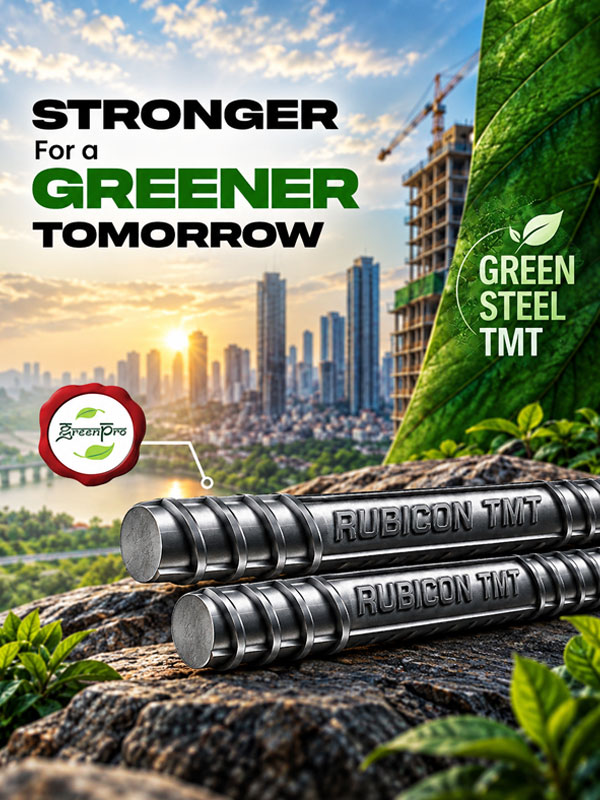 Green Steel TMT Bars Manufacturer & Supplier