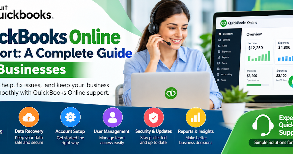 QuickBooks Online Support: A Complete Guide for Businesses