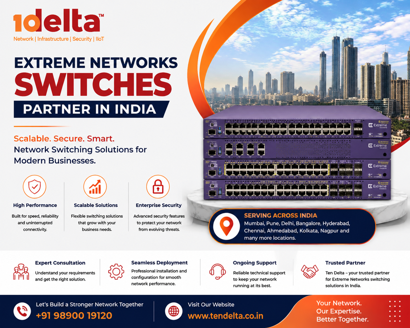 Extreme Networks Switches Partner in India | Network Experts