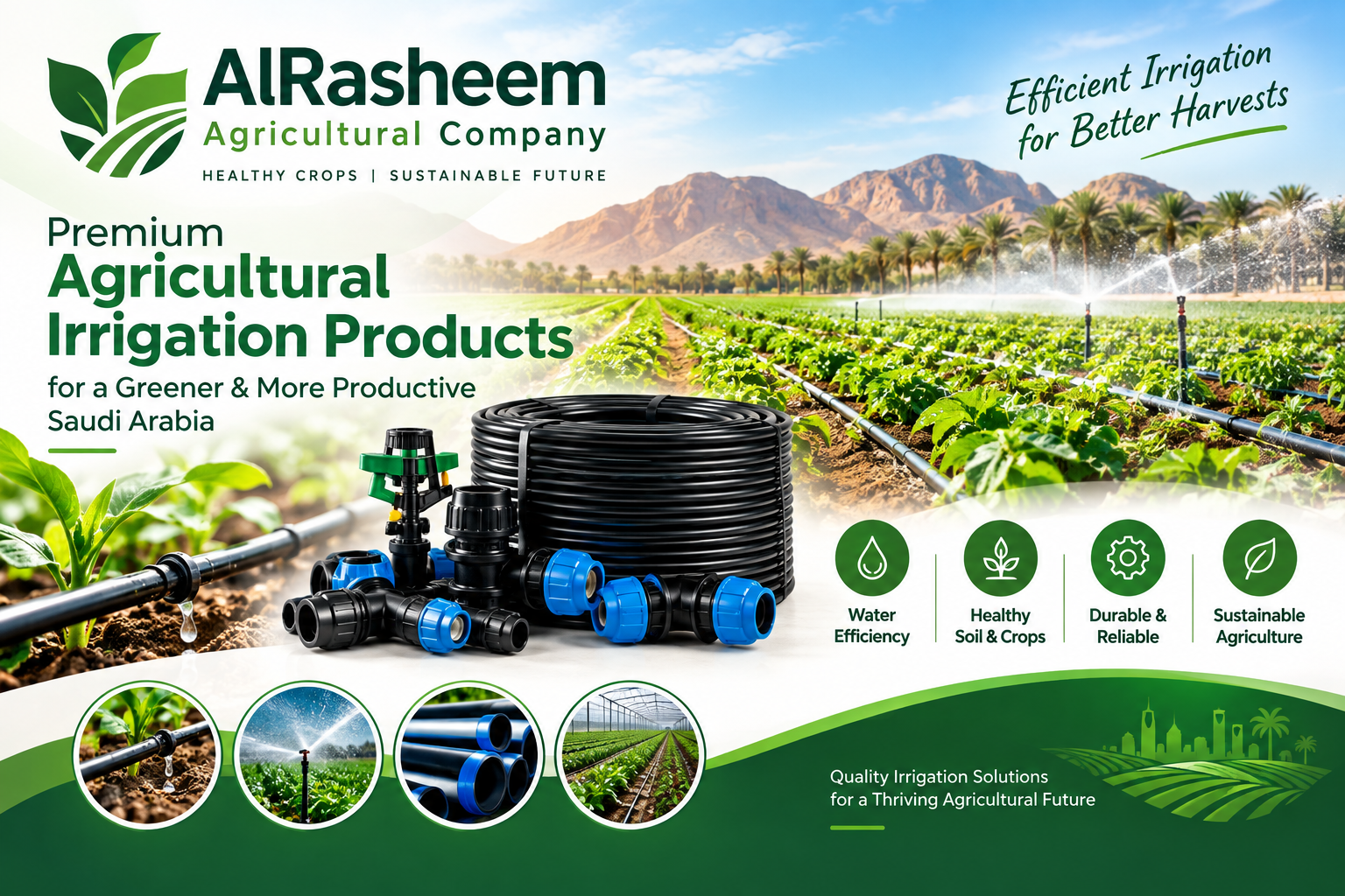 Exploring the Best Agricultural Irrigation Products Available in Saudi Arabia – AlRasheem