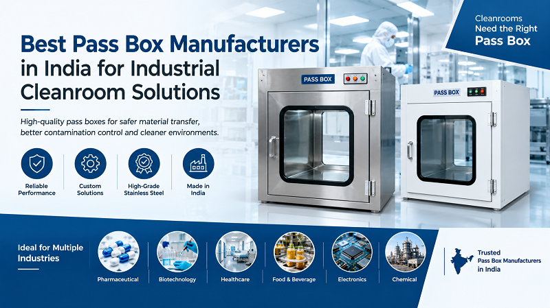 Best Pass Box Manufacturers in India for Industrial Cleanroom Solutions – Navsarjan Turnkey solutions