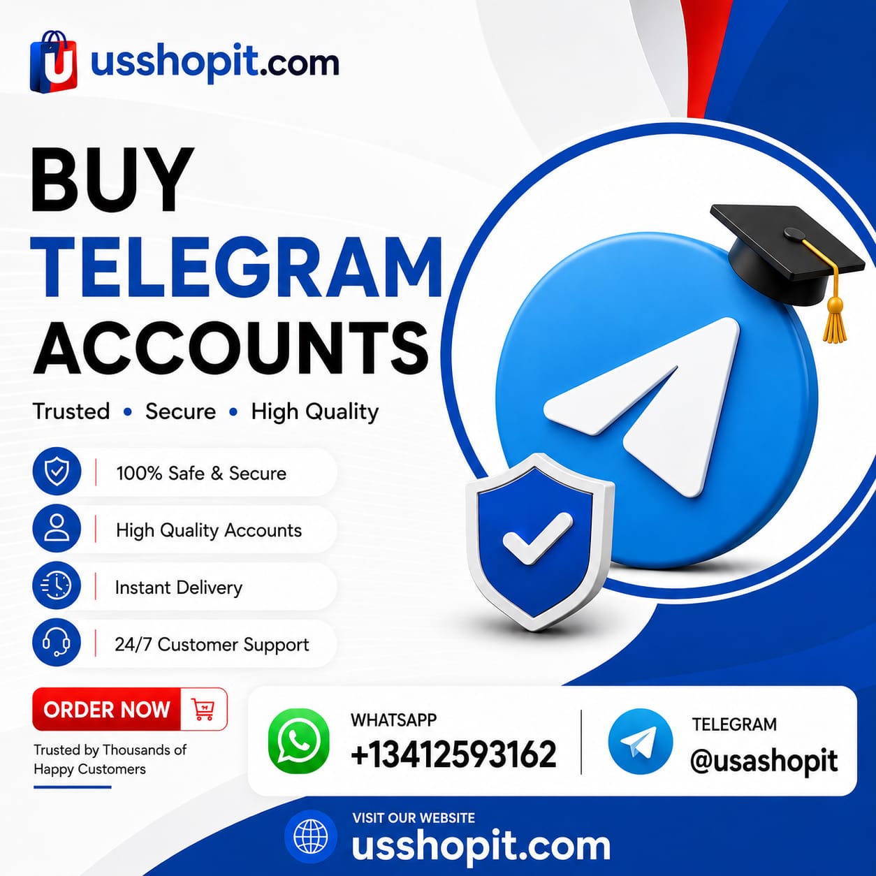 Buy Telegram Accounts- usshopit 100% Verified