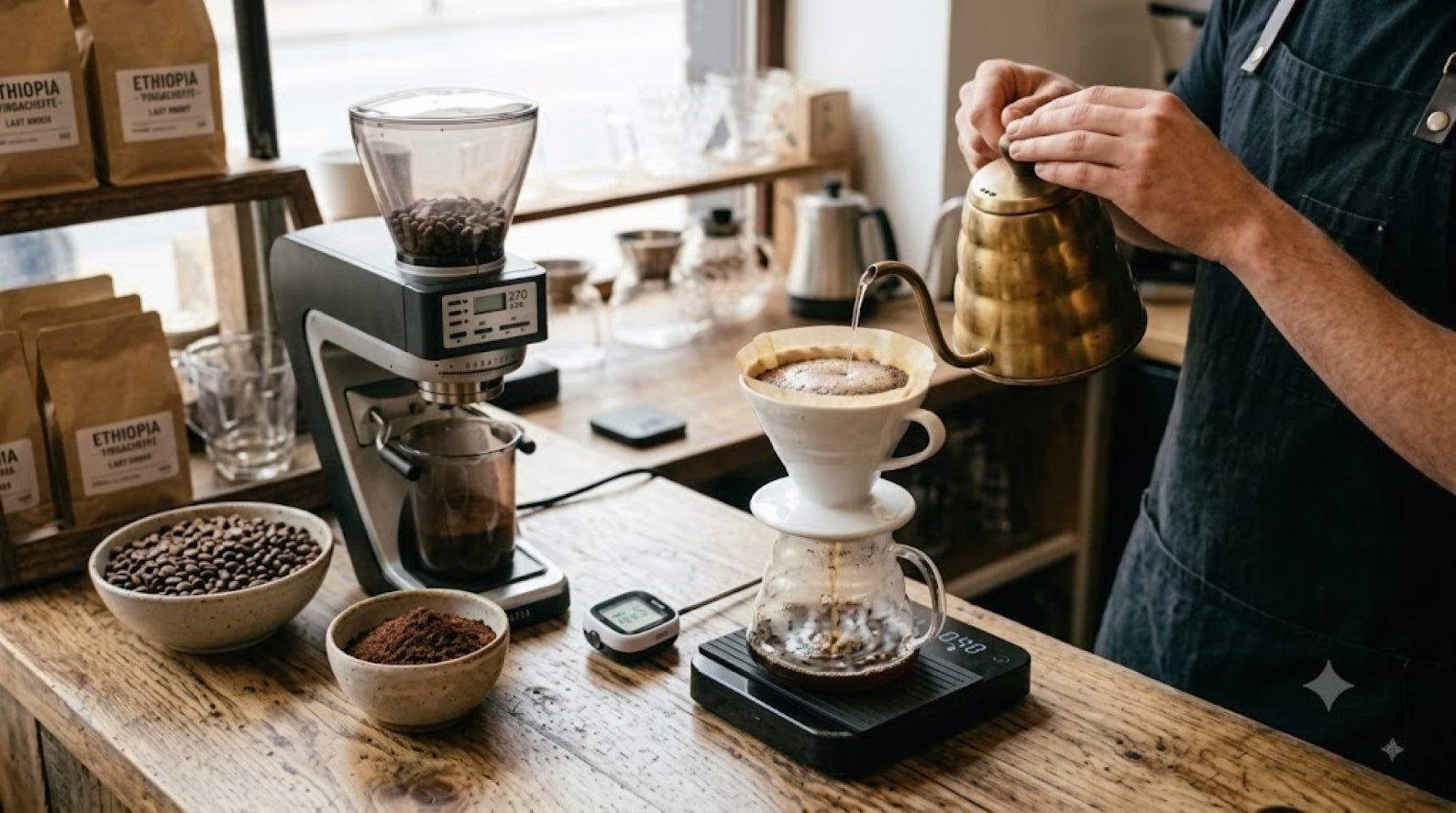 Light Roast Pour-Over Coffee: Ratio, Grind & Water Tips