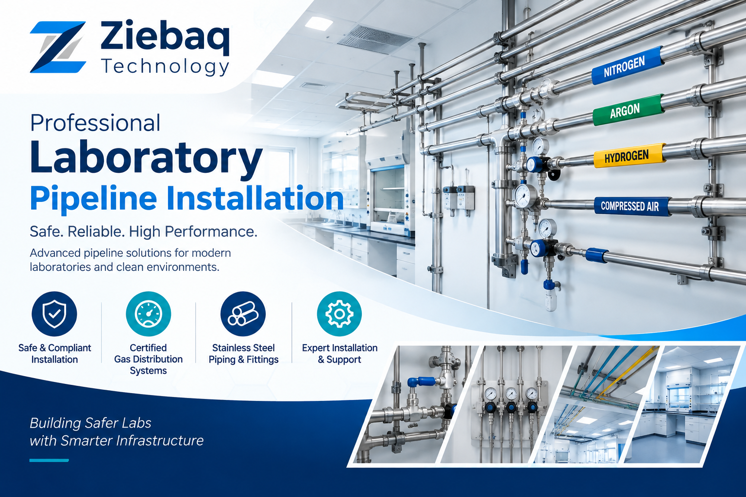 The Role of Technology in Modern Laboratory Pipeline Installation – Ziebaq Technology