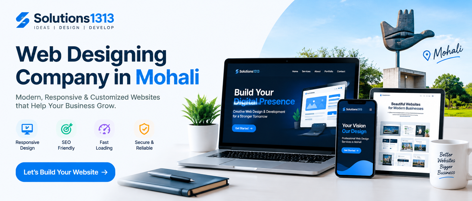 Web Designing Company in Mohali: Building Websites That Turn Visitors Into Customers
