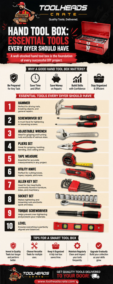 Build a reliable hand tool box with essential tools for DIY projects, home repairs, and maintenance. Learn which must-have tools... – @toolheadscratesblog on Tumblr