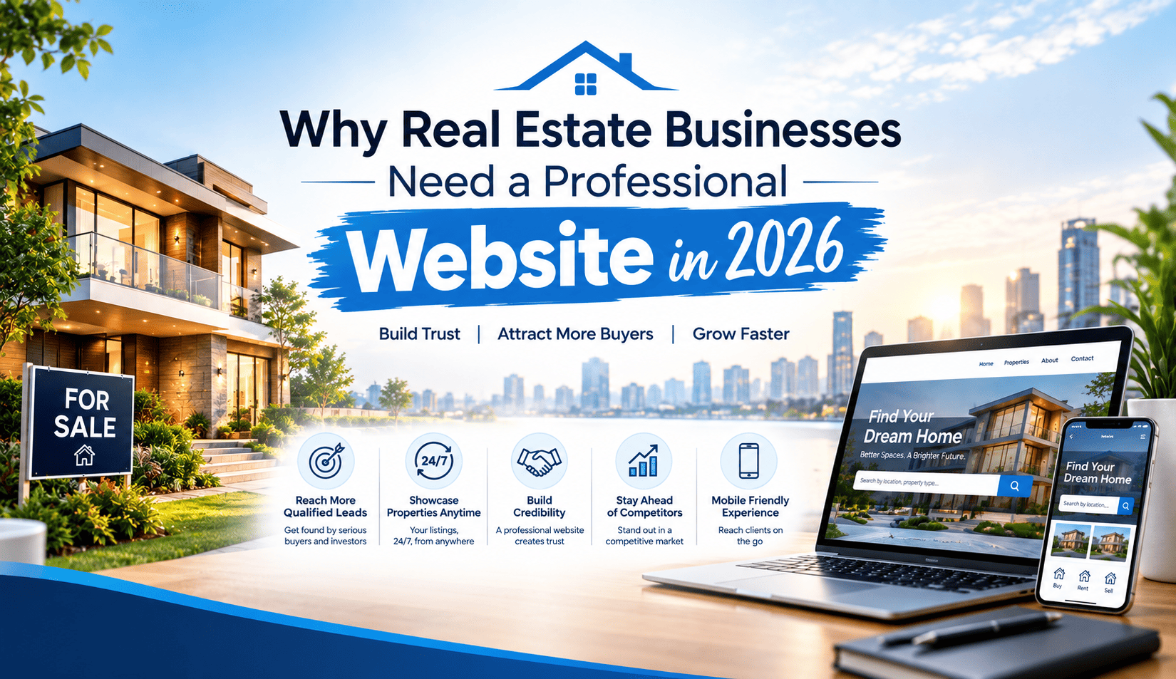 Why Real Estate Businesses Need a Website in 2026