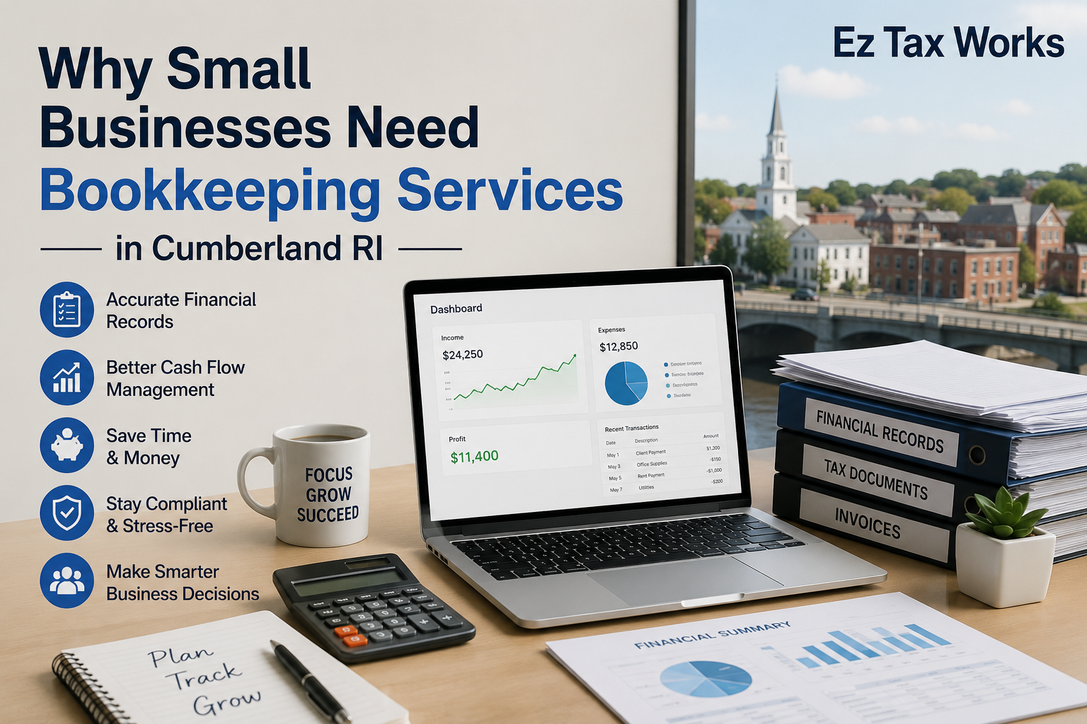 Why Small Businesses Need Bookkeeping Services in Cumberland RI