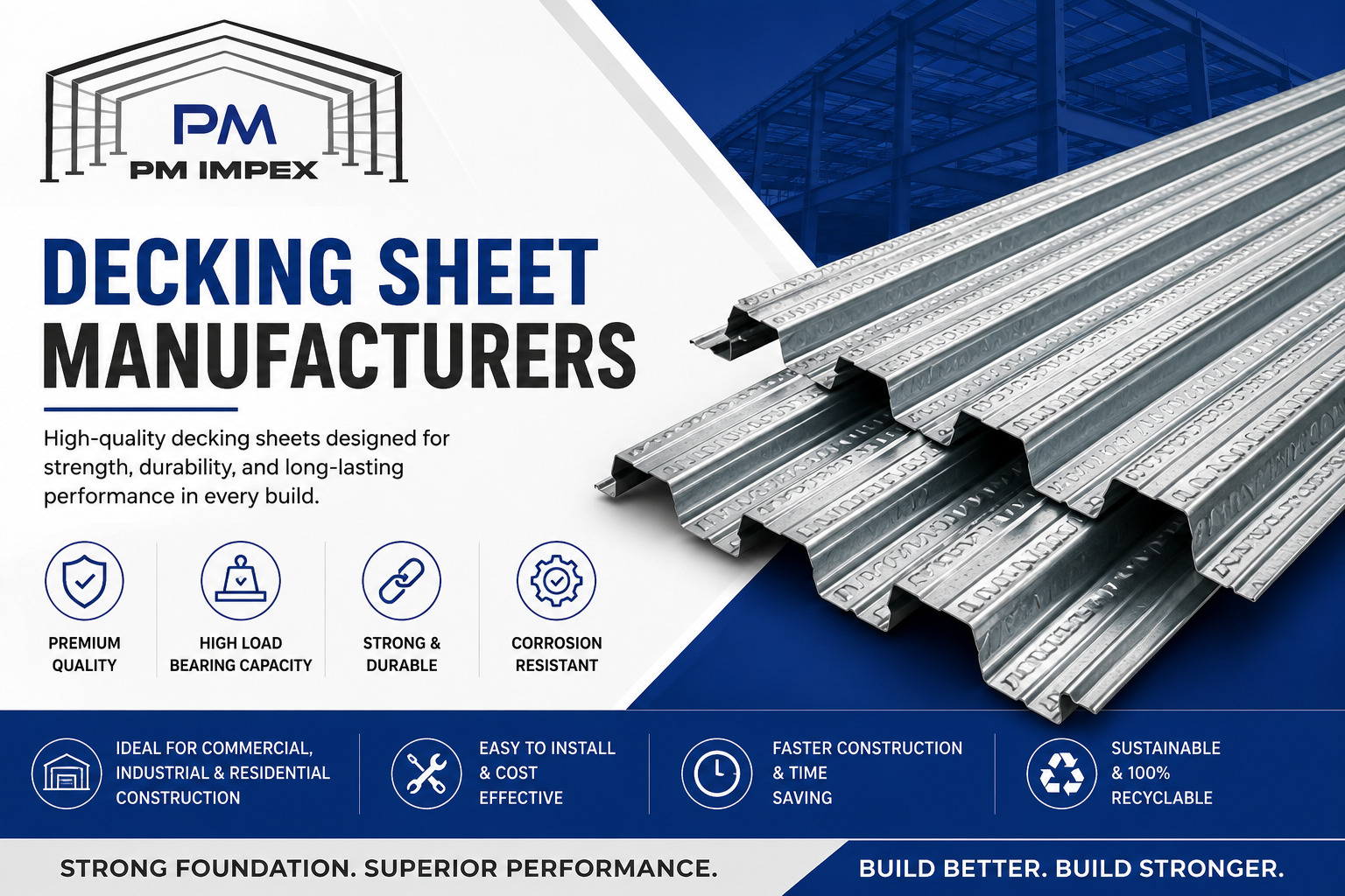 Understanding Technical Specifications by Decking Sheet Manufacturers