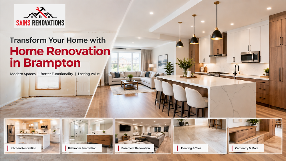 Transform Your Home with Professional Home Renovation in Brampton