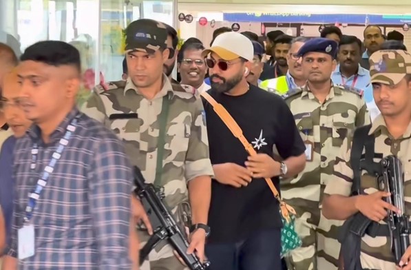 Rohit Sharma lands in Trivandrum ahead of first West Indies ODI; video goes viral