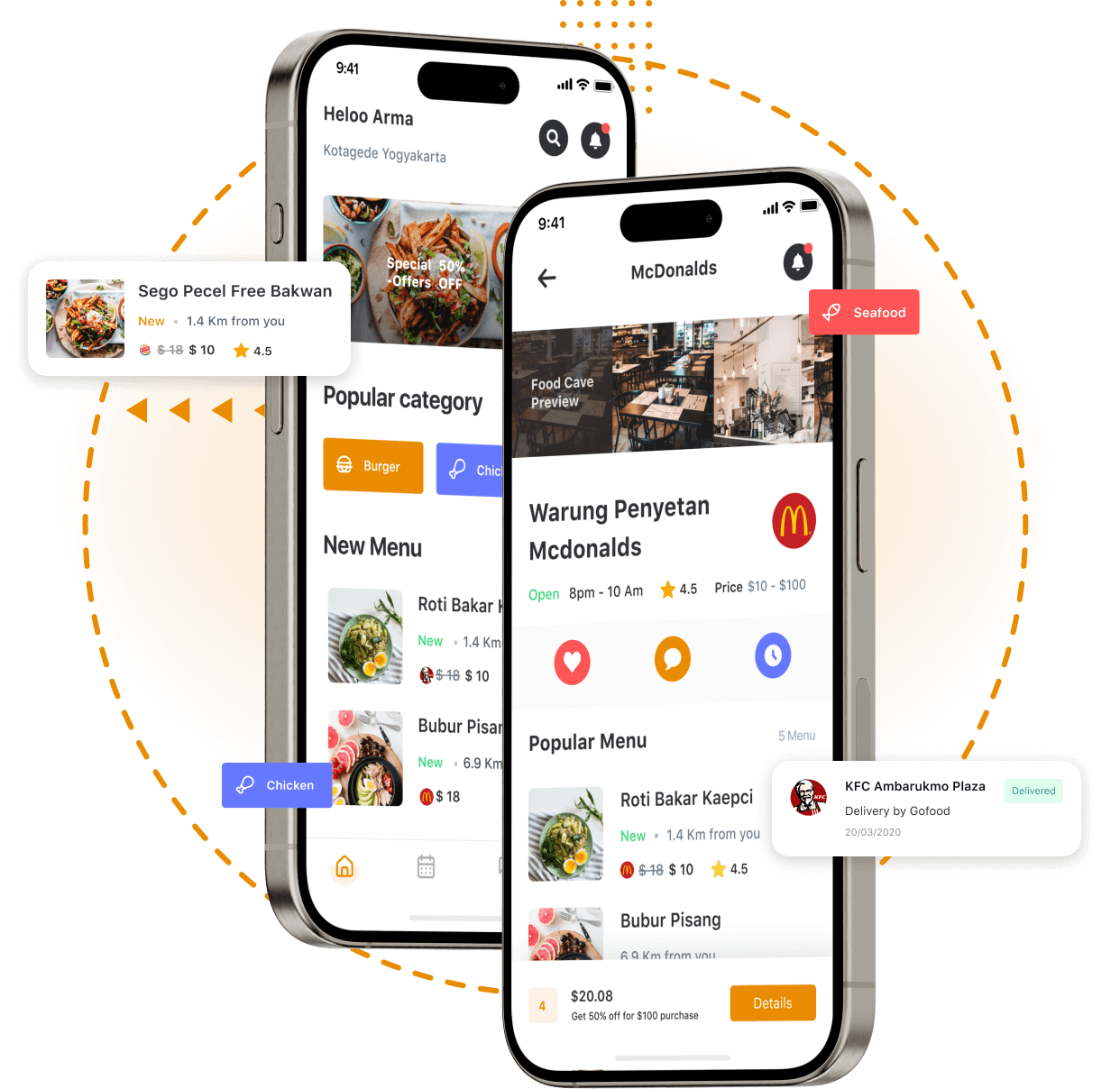 JustEat Clone App - Prebuilt Food Delivery App Script