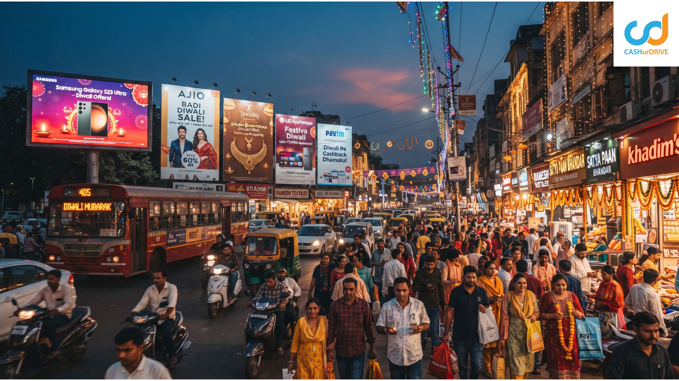 Diwali Advertising Ideas 2026: OOH, DOOH & Metro Campaigns