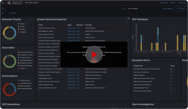 Enterprise Security Operations | SOC & SIEM | ThreatDefence