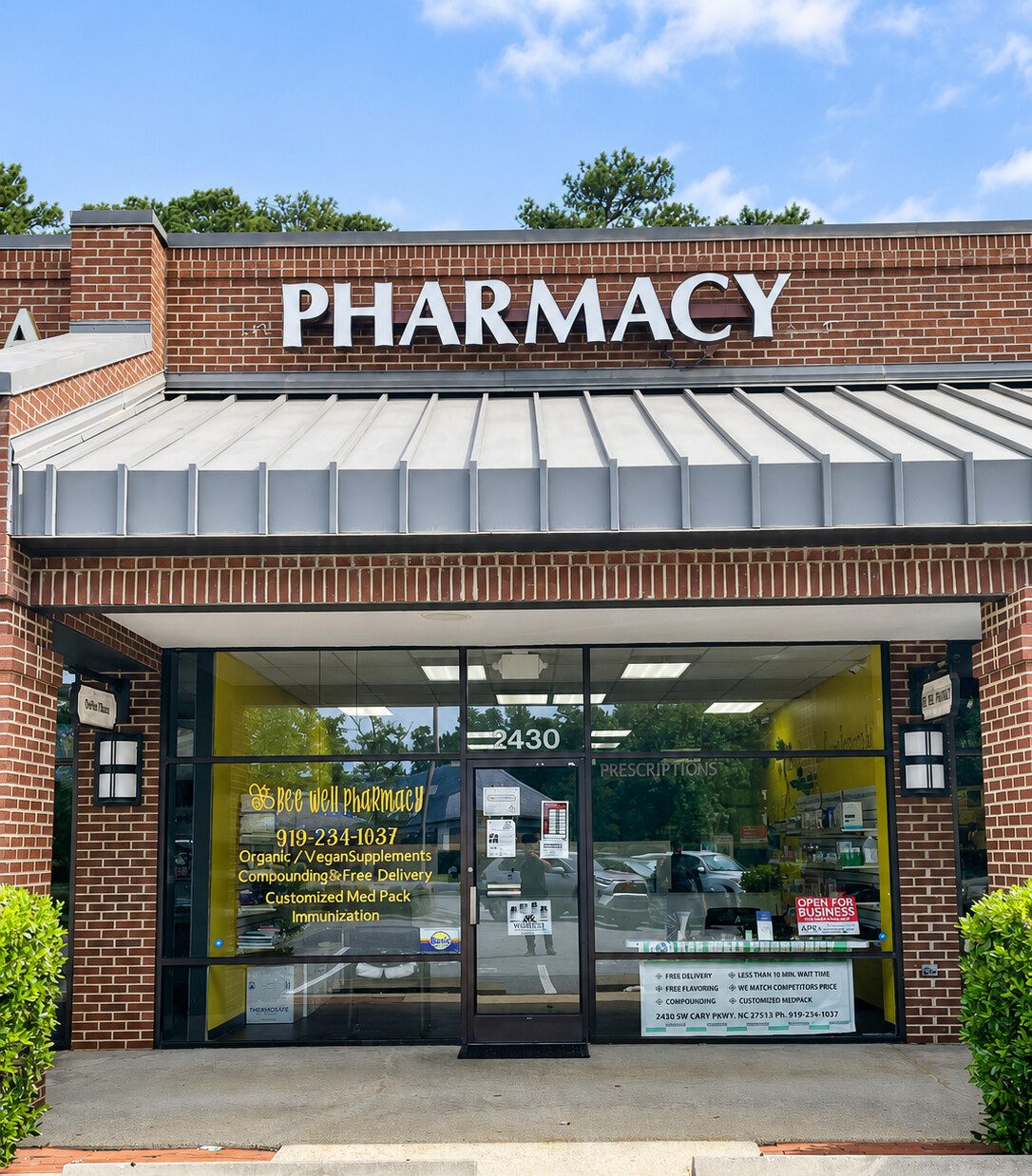 Local Pharmacy in Cary North Carolina | BeeWell Pharmacy