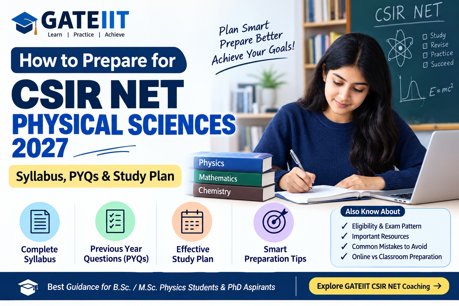 How to Prepare for CSIR NET Physical Sciences 2027: Syllabus, PYQs & Study Plan