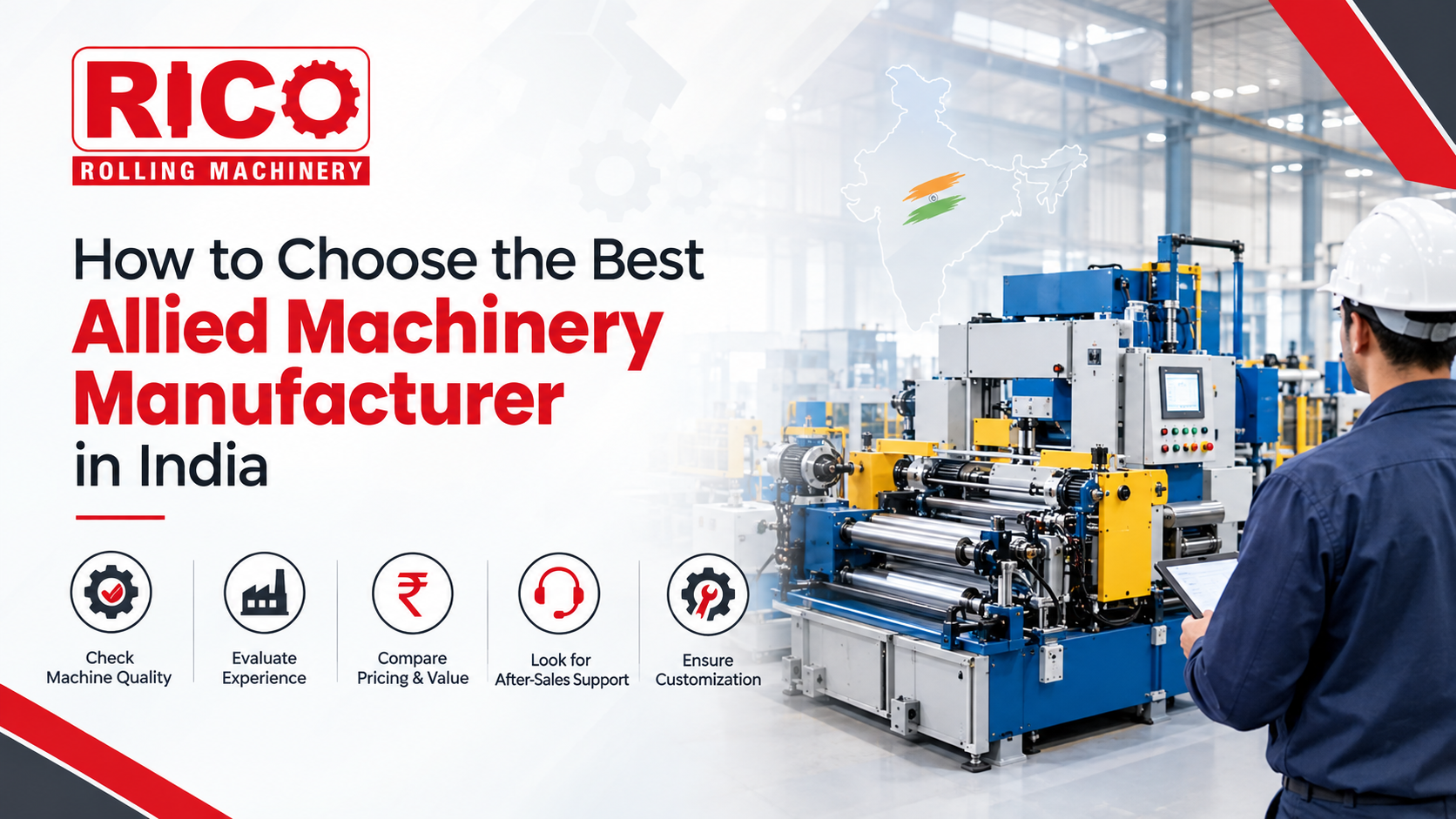 How to Choose the Best Allied Machinery Manufacturer in India