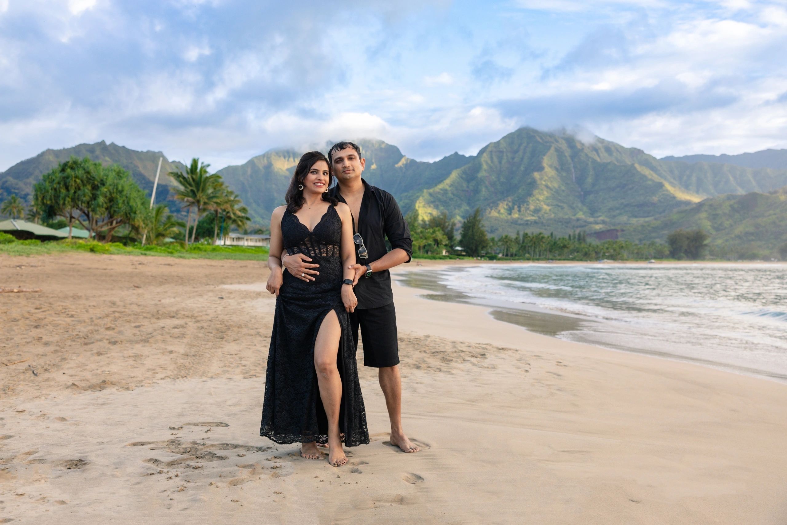 Photographers in Kauai: Sunrise Photoshoots at Kealia Beach