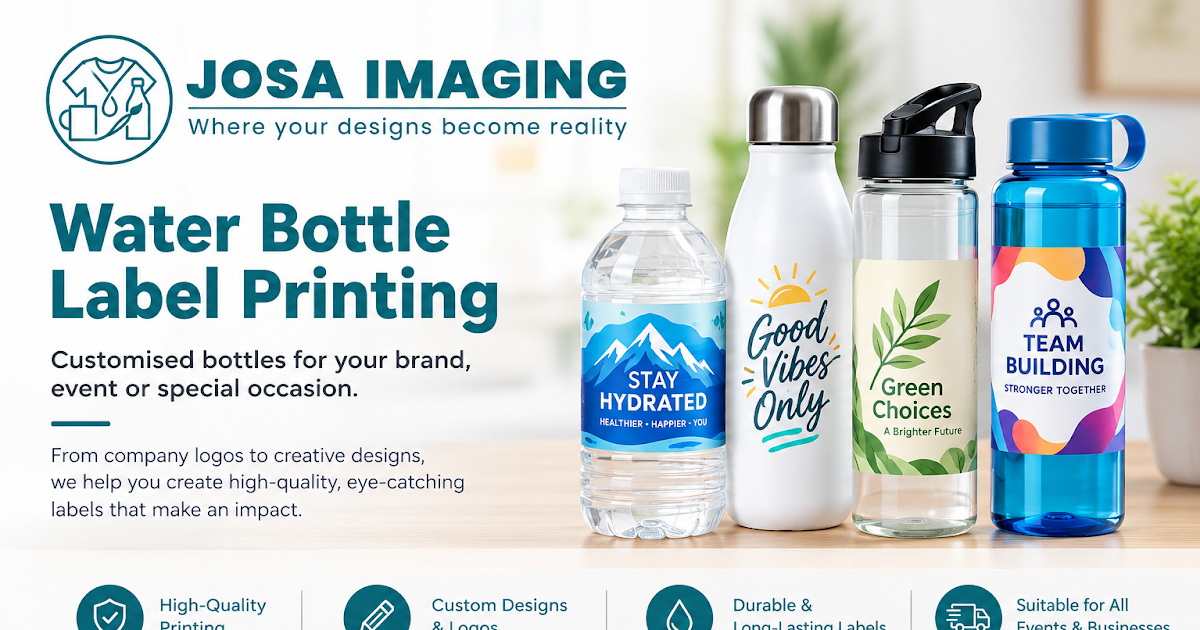 Water Bottle Label Printing: A Practical Guide to Custom Bottle Branding
