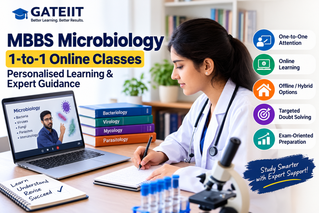 MBBS Microbiology 1-to-1 Online Classes: Personalised Learning & Expert Guidance