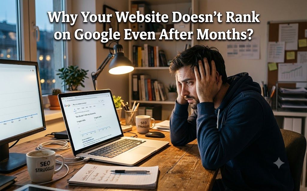 Why Your Website Doesn't Rank on Google Even After Months? - SEO Blogs - Amrita Negi