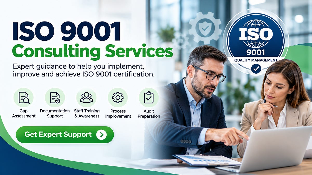 ISO 9001 Consulting Services: How ISO 9001 Certification Consultants Can Support Your Business
