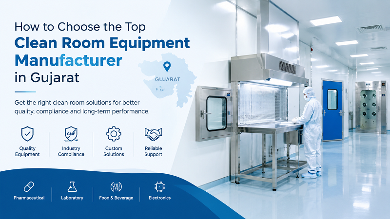 How to Choose the Top Clean Room Equipment Manufacturer in Gujarat – Navsarjan Turnkey solutions