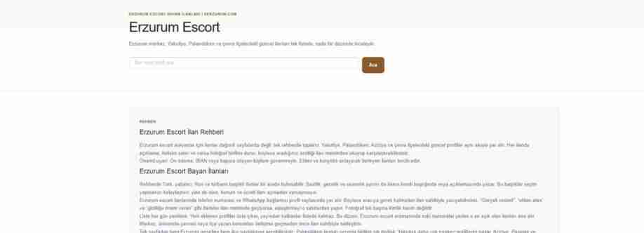erzurum escort Cover Image