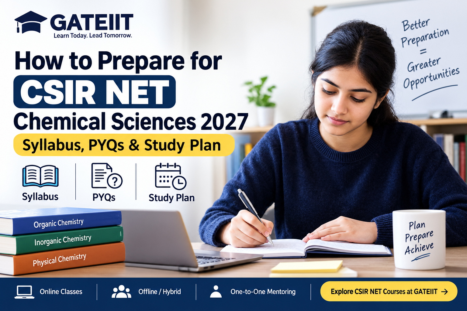 How to Prepare for CSIR NET Chemical Sciences 2027: Syllabus, PYQs & Study Plan