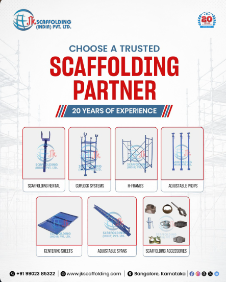 Scaffolding Rental in Bangalore for Construction project