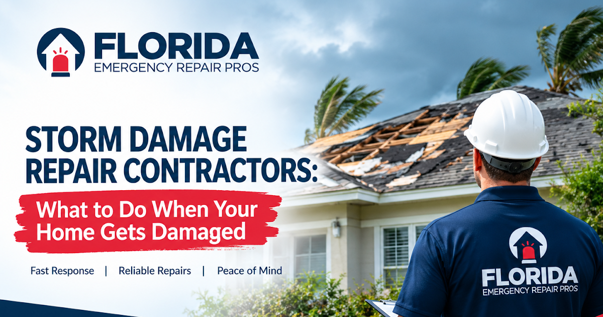 Storm Damage Repair Contractors: What to Do When Your Home Gets Damaged