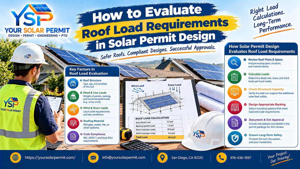 How to Evaluate Roof Load Requirements in Solar Permit Design