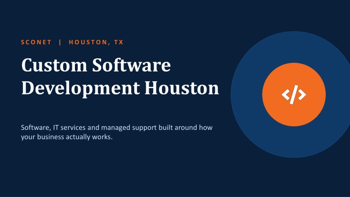 ScoNet - Custom Software Development Houston