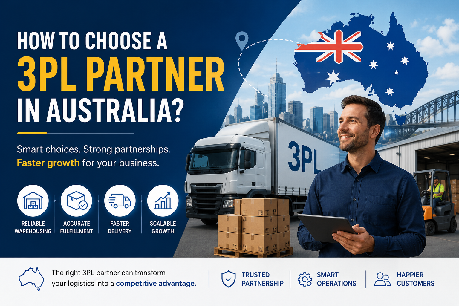 How to choose a 3PL partner in Australia?